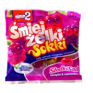 NIMM2 ŚMIEJŻELKI SOKKI SŁODKI SAD 90g DÁTUM: 2024/09