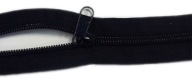 PÁSKA NA Zips 5MM 2 Zipsy, ČIERNY METRO Zips