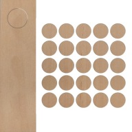 Samolepiace koncovky Light Maple Wood fi 14mm DIY maskovacie nálepky
