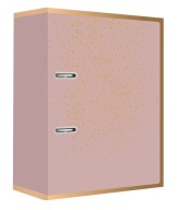 Zakladač Interdruk A4/75mm Satin Gold Sparkle