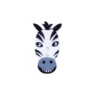 ZEBRA gombík drevený scrapbooking 30x16mm 2541