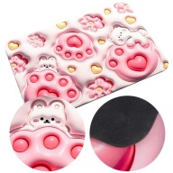 3D protišmykový absorpčný detský koberček do kúpeľne