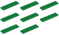 LEGO 3034 TANIER 2x8 zelený NOVINKA (20g) 8 ks
