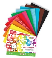 Samolepiaci vystrihovací blok A5 8 listov Happy Color zošit farebných papierov