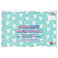 Farebná podložka na kreslenie A4, 14 listov, pastelové farby, Hejka, to je séria Lenka