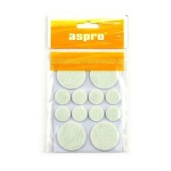 Aspro plstené podložky biele 38mm 20mm 12ks A-40001-07-XXX