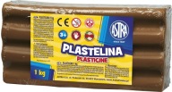 ASTRA plastelína hnedá 1kg