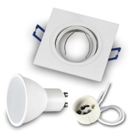 Halogénové svietidlo CAST WHITE + LED GU10 7W 4000K