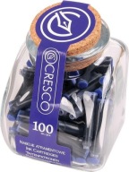 MODRÉ NÁPLNKY NA PERÁ (100 ks), CRESCO