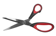 Krajčírske nožnice rovné, 20 cm, farebné