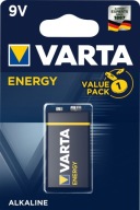 VARTA 9V alkalická batéria (6F22) 1 ks.