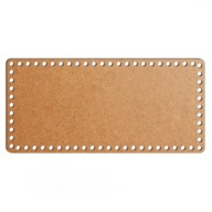 šedý základný košík dno 19x40cm HDF obdĺžnik