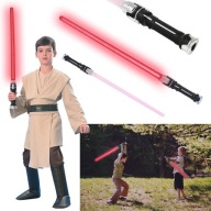 Svetelný meč Single Light Sound LED 66 cm Star Wars Red