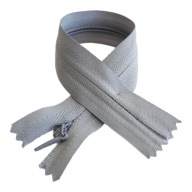 Zips ŠPIRÁLA VNÚTORNÁ 20cm PÁSKA SIVÁ