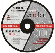 DISKY REZNÉ KOTÚČE NA OCEL KOVOVÝ 230x2,0mm KOTOUČE DO UHLOVEJ BRÚSKY