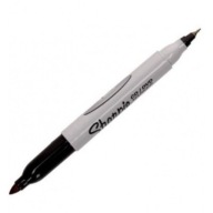 PM DUO MARKER OBOJSTRANNÝ UNIVERZÁLNY PRE RÔZNE POVRCHY SHARPIE ČIERNA
