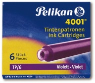 NÁPLŇKY do PEN, atrament, liekovka. 6 KUSOV pre Kaligrafiu Pelikan INTENSIVE
