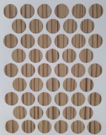 Čiapky na nábytok samolepiace 14mm - borovica Coco Bolo (1487) - 50 ks.