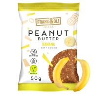 Bezlepkové orechové banánové sušienky FRANK&OLI 50g.