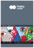 Mix-media blok A5 25k 200g Happy Color skicár