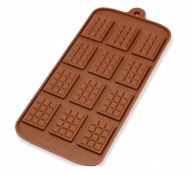 SILIKÓNOVÁ FORMA NA MINI ČOKOLÁDU ČOKOLÁDOVÁ TABUĽKA PRALINE ĽADOVÁ
