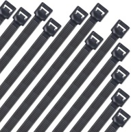 100 × KABELNÉ VIAZAČKY HROTY ODOLNÉ PEVNÉ KABELNÉ VIAZAČKY / 3,6 X 370