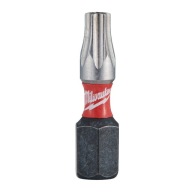 Nárazový bit Torx25 s otvorom 25 mm, 2 ks.