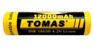 BATÉRIA OCNIWO 18650 Li-ion 4,2V TOMÁŠ