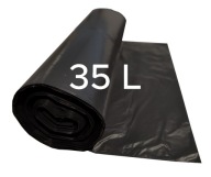 LDPE vrecia na odpadky STRONG čierne 35L 50 ks