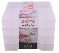 Hobby box organizér so 4 priehradkami