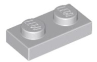 LEGO TANIER 1X2 SVETLO SIVÁ Č. 3023 PRE 3 KS