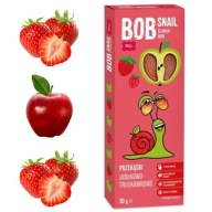 BOB SNAIL BEZCUKOROVÁ maškrta pre deti slimák jablko jahoda 30g