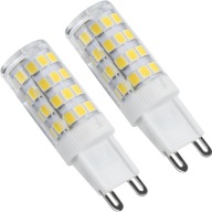 2x LED G9 KAPSULOVÁ ŽIAROVKA 5W 230V PREMIUM BEZ BLIKÁVA SMD LED DO LUSTROV