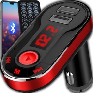 FM BLUETOOTH VYSIELAČ MP3 NABÍJAČKA 2XUSB SD LCD