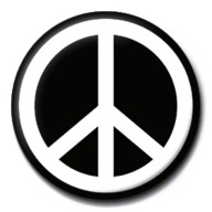 CND Peace Symbol Pins špendlík na batoh na oblečenie s potlačou