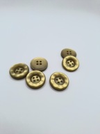 Plastový ozdobný gombík z olivového kvetu, závit, 20 mm, 2 kusy