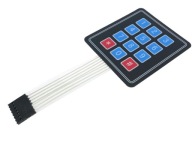 595 membránová klávesnica, 3x4 klávesy Arduino