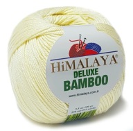 BAMBUSOVÁ priadza BAMBUSOVÁ BAVLNA 100g FARBY žltá 03