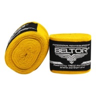 BELTOR ELASTICKÉ OBALY BOXU 3M ŽLTÉ BANDÁŽE PÁSKY OCHRANNÉ