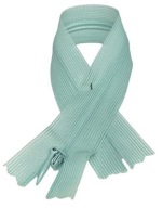 Pevný skrytý zips mint 22 cm