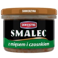 Skwierzynská bravčová masť s mäsom a cesnakom v dóze