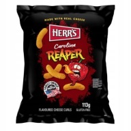 Herr's Carolina Reaper Curls Crisps Pikantná paprika Hot 113g UK