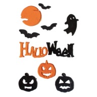 NÁLEPKY NA OKNO TEKVINY STRAŠIDIA TEKVINY HALOWEENSKÁ NOC