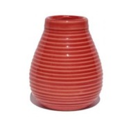 Nádoba na matero červené yerba maté, 350 ml