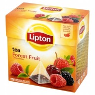 Čierny čaj Lipton Pyramídy lesného ovocia 20 ks