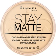 Lisovaný púder Rimmel Stay Matte 001 Transparent 1