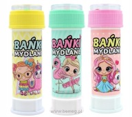Mydlové bubliny 60ml 8922 pastelová malá fľaštička s mydlovými bublinami