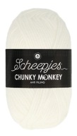 Priadza CHUNKY MONKEY 100 g - 1001 biela