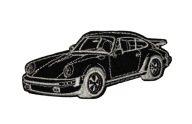 NÁPLATA TERMO PORSCHE 911 APLIKÁCIA 10x5 cm