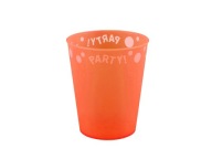 Opakovane použiteľný pomarančový pohár 250 ml